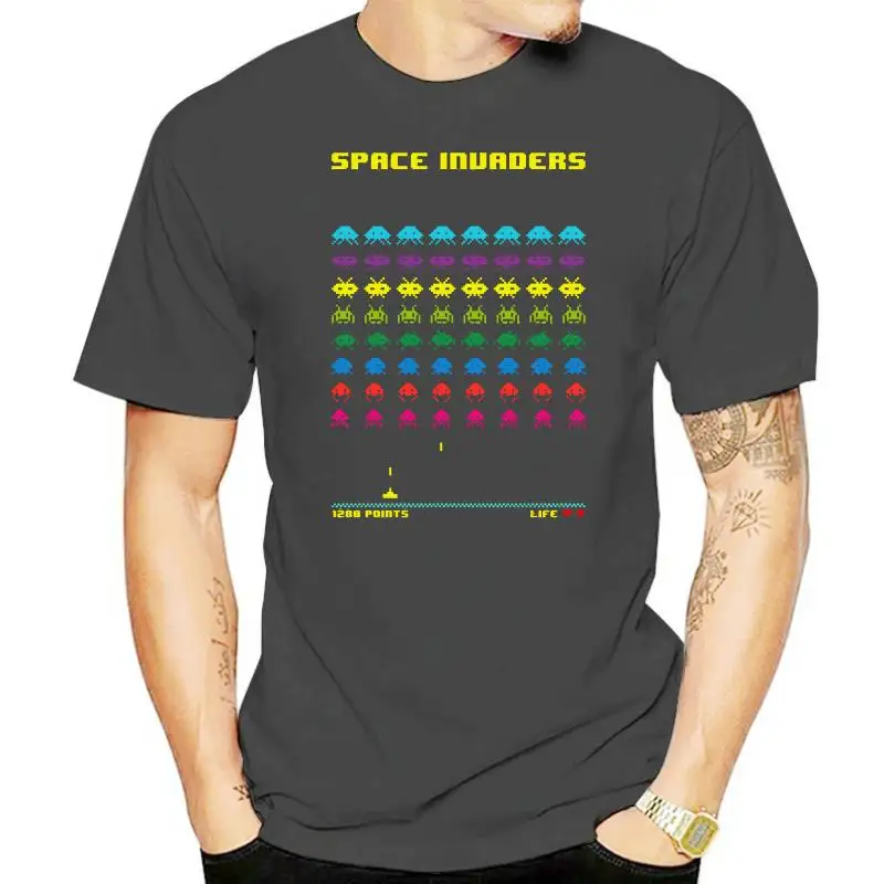 Space Invasers Uomo Magliette Estive Magliette Militari Magliette Moto Camicia Oversize Sconti Vendita Qzqnyu