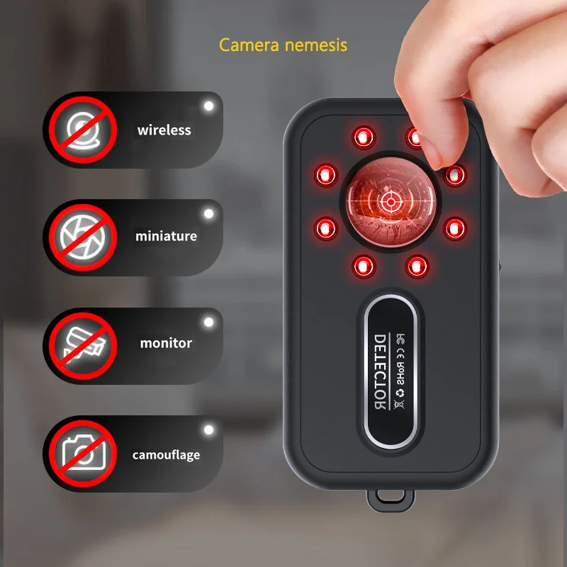 Rilevatore A Infrarossi K96 Hotel Anti Monitoraggio Speping Detection Artefatto Scanner Camera Nemesis Wireless Miniature Monitor