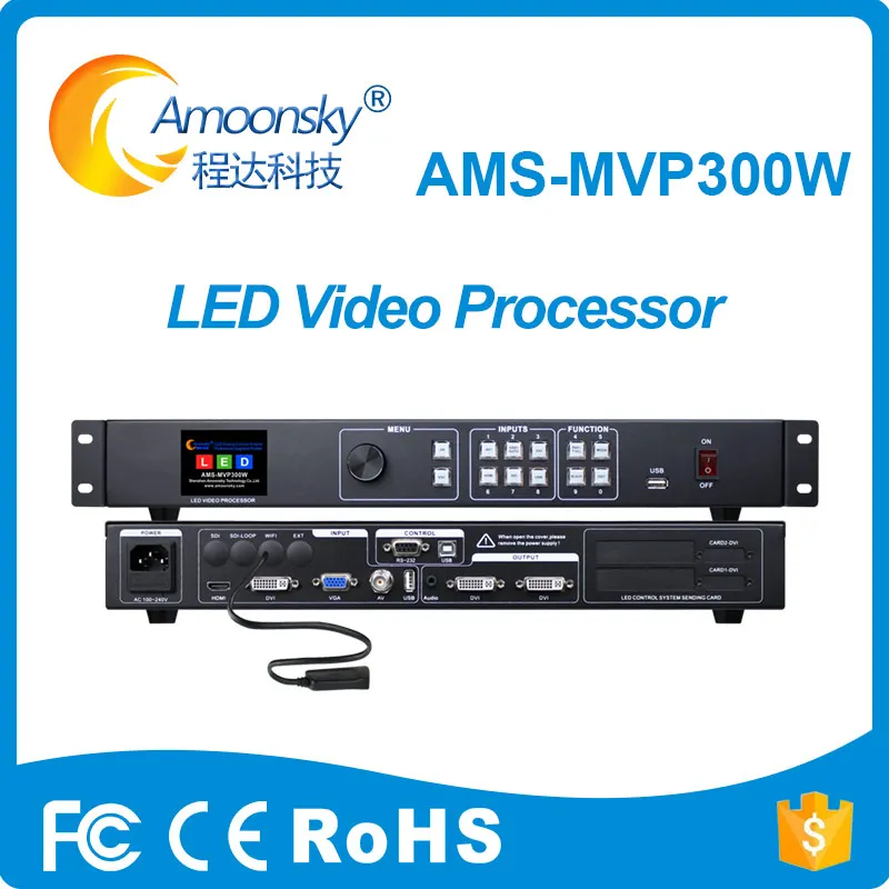 Led Video Seamless Switcher Processor Mvp300W Supporto Per Il Controllo Wireless Uscita Audio Av Vga Dvi Ingresso Usb Per Modulo Display A Led