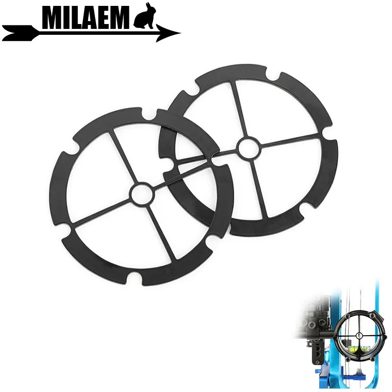 Tiro Con L'Arco Compound Bow Sight Core Cross Circle Miring Core Punting Assist Migliora La Precisione Bow Shooting Accessori Per La Caccia