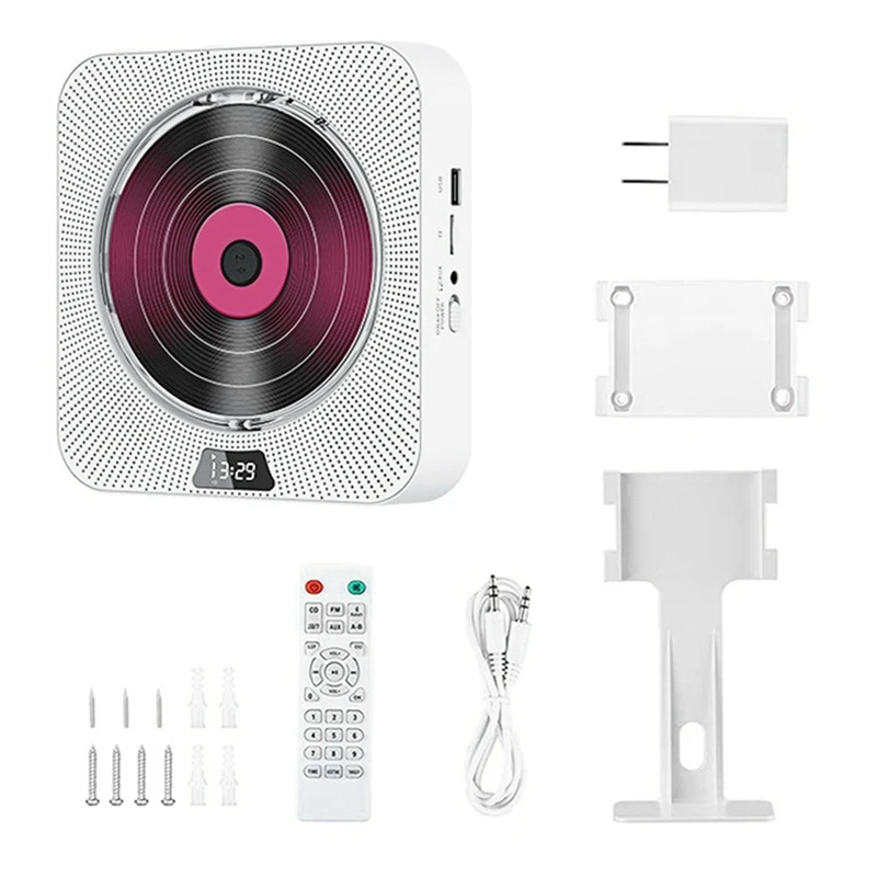 Le Migliori Offerte Lettore Cd Portatile Altoparlante Cd Bluetooth Display Digitale Altoparlante Stereo Lettore Musicale A Parete Per Studenti