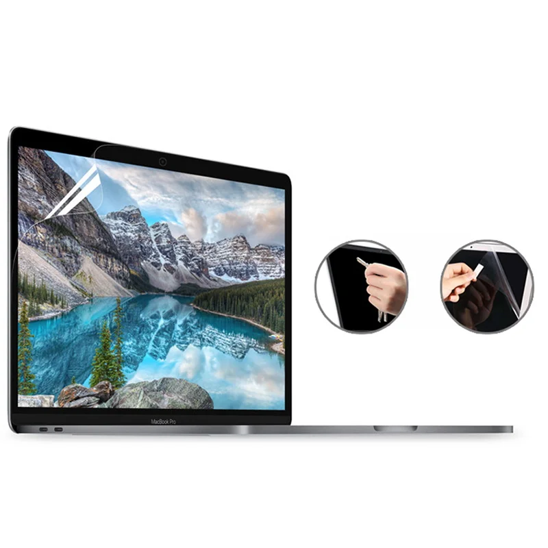 Pellicola Salvaschermo Per Macbook Pro 14.2 2021 Cover Skin Hd Film Soft Guard A2442 Id