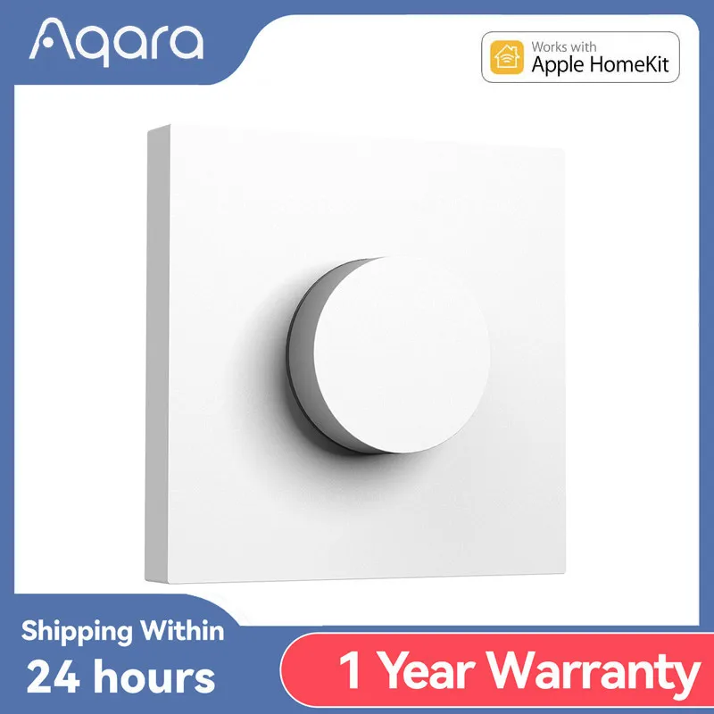 Aqara Smart Switch H1 Smart Home Wireless Rotary Dimmer Switch Luminosità Della Luce Regolabile Zigbee 3.0 Funziona Con Apple Homekit
