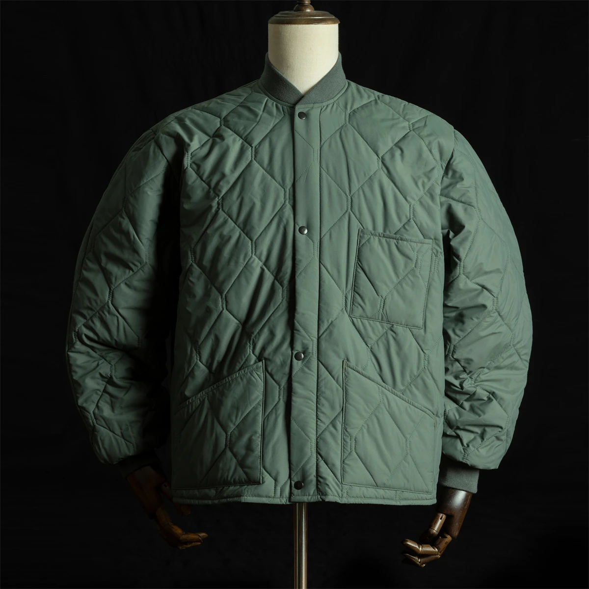 Red Tornado Giacca Trapuntata Cwu 9/P Cappotto Da Uomo In Stile Militare Sage Green