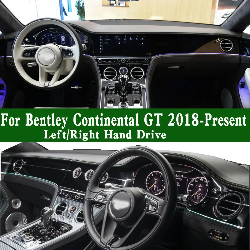 Per Bentley Continental Gt Mulliner Speed Au Mk3 2018-2023 Dash Mat Cruscotto Copertura Pannello Strumenti Pad Dash Mat Anti-Sporco Proof