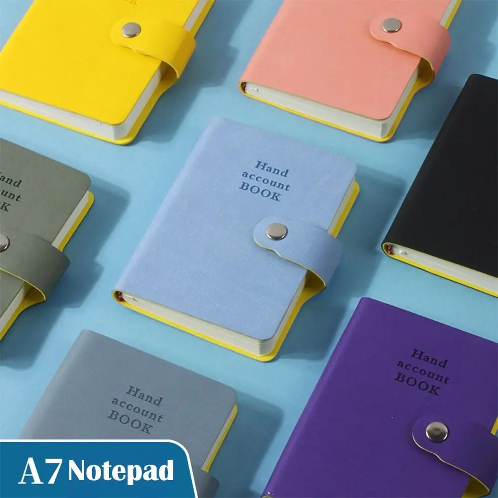 100 Fogli Minimalismo Portatile Mini A6 A7 Notebook Business Notepad Pocket Memo Notepad Notebook In Pelle