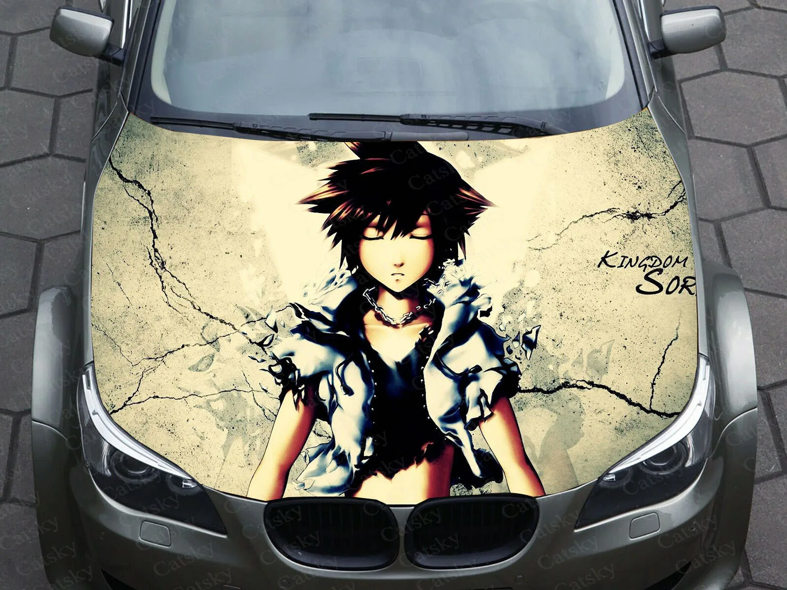 Anime Kingdom Hearts Car Decal Graphics Vinyl Decal Cover Pattern Packaging Decal Custom Diy Design Hood Engine Stickers