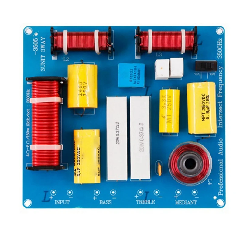 Ktv Stage Professional Speaker Crossover Triple Crossover Crossover Crossov High Middle Low Crossover Module