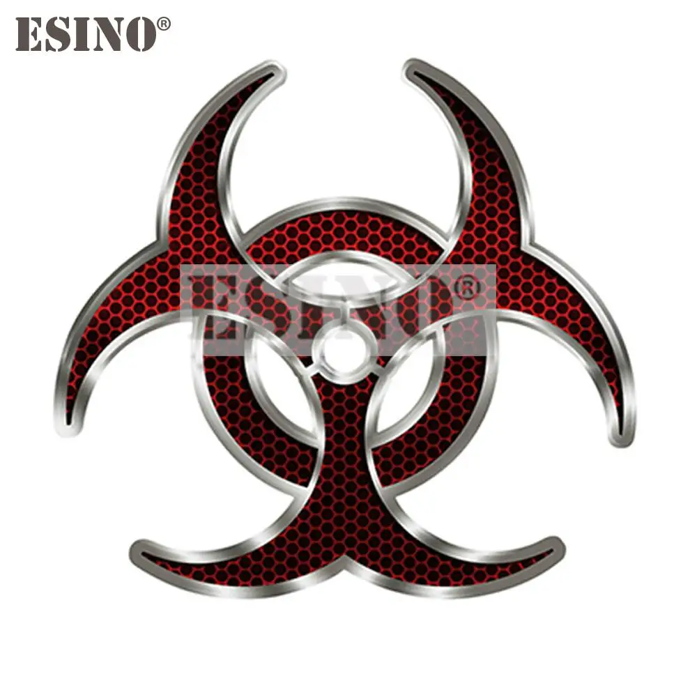 Car Styling Classico Creativo Divertente Zombie Bio Hazard Decal Cartoon Pvc Impermeabile Car Body Sticker Pattern Vinile