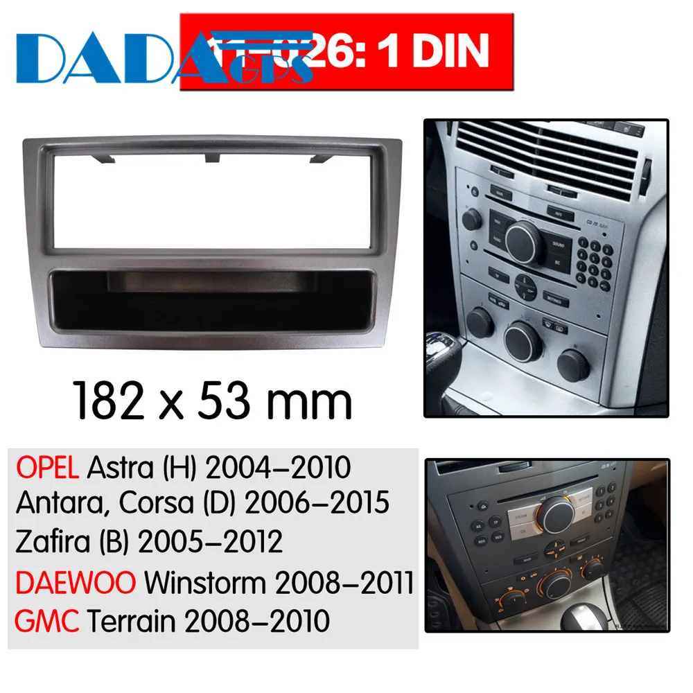 11-026 Dvd/Cd Per Auto Per Opel Astra (H),Daewoo Winstorm Terreno Radio Stereo Fascia Pannello Adattatore Kit Di Montaggio 1 Din