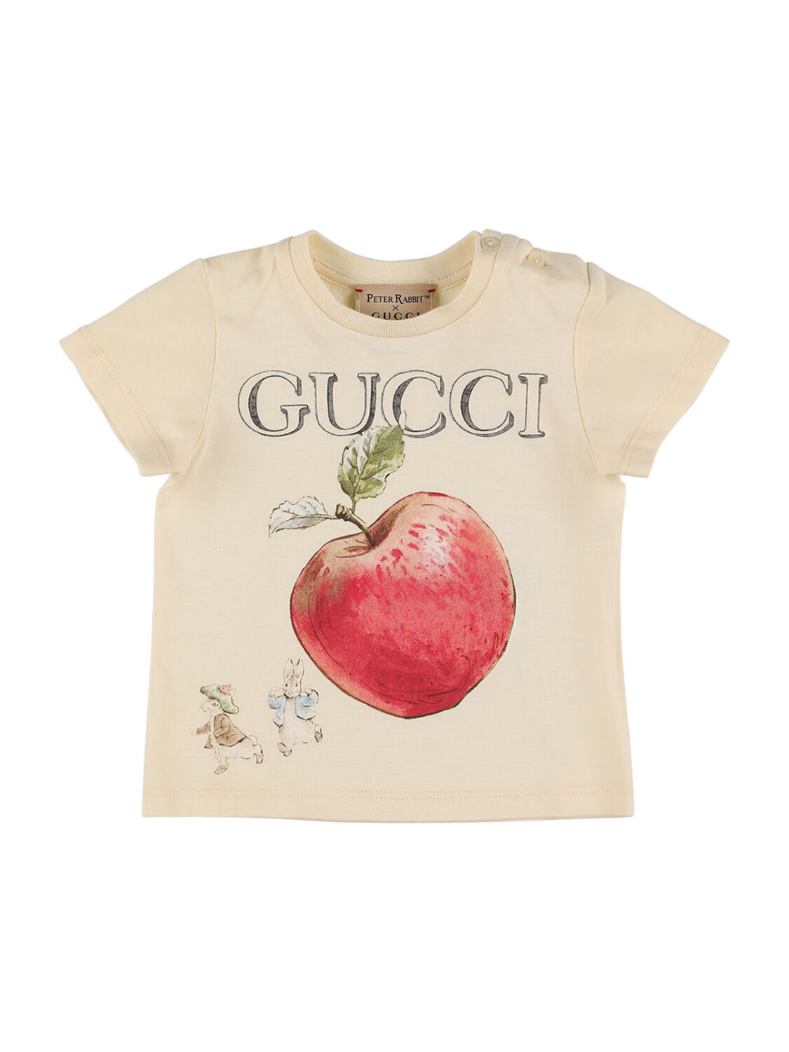 T-Shirt Peter Rabbit X Gucci In Cotone