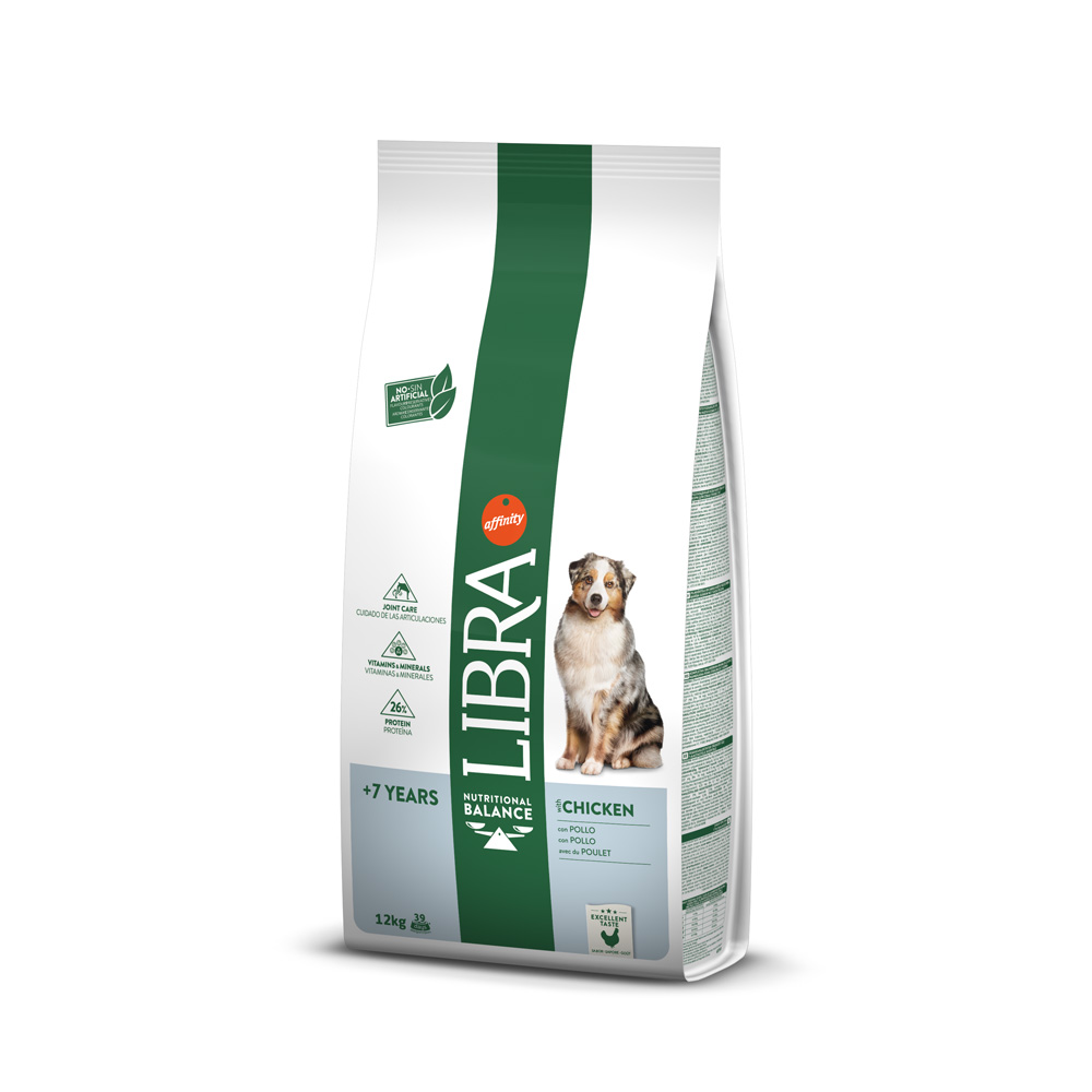 Affinity Libra Senior Con Pollo Pienso Para Perros - 12 Kg