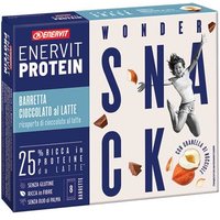 Enervit Protein Snack con cioccolato al latte 8 Barrette da 27 g