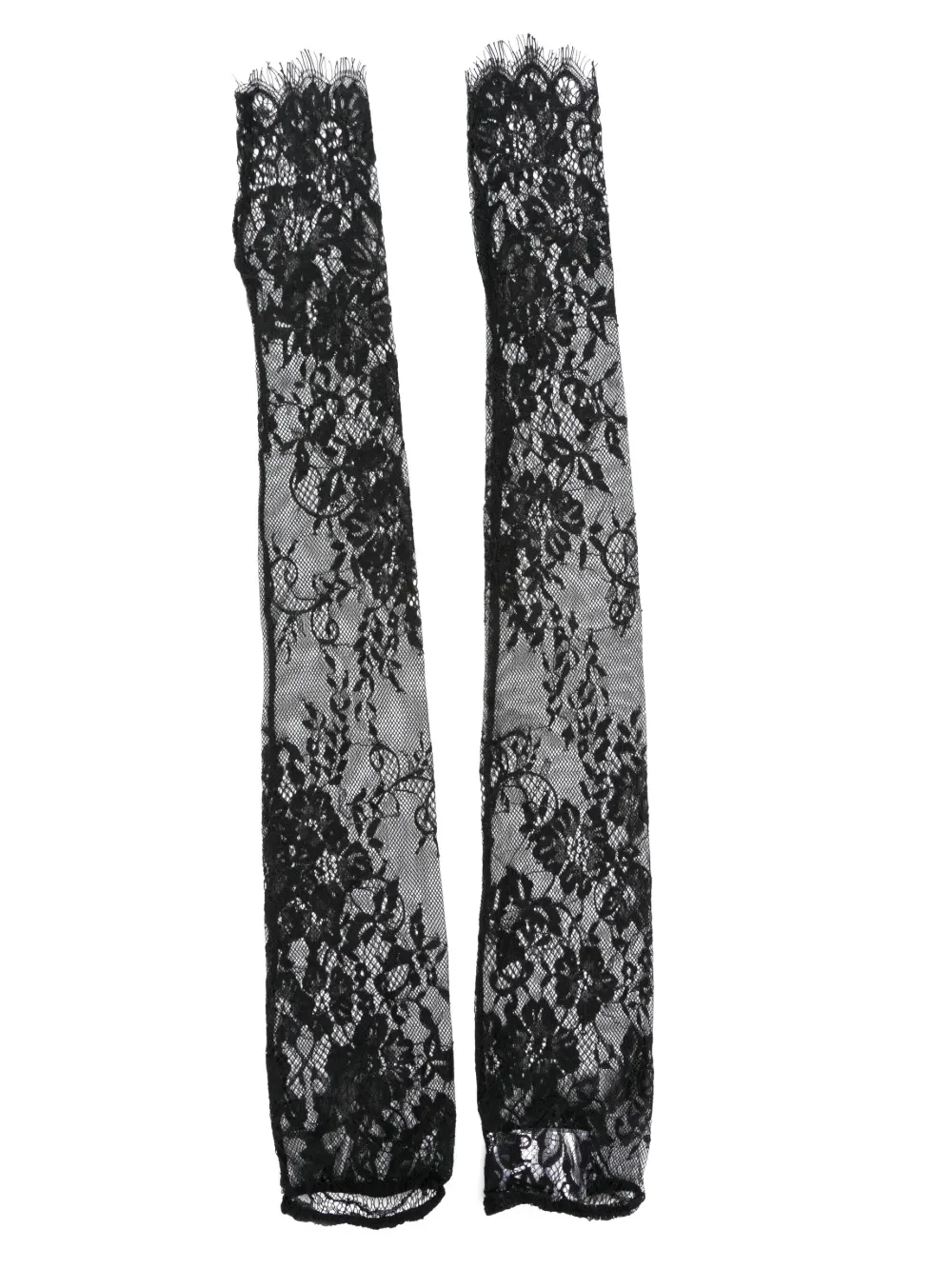 Atu Body Couture Guanti in pizzo Chantilly x Rue Ra - Nero