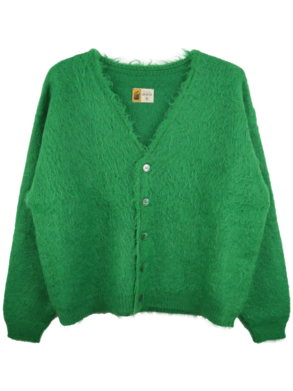 SAINT MXXXXXX mohair-blend cardigan - Verde