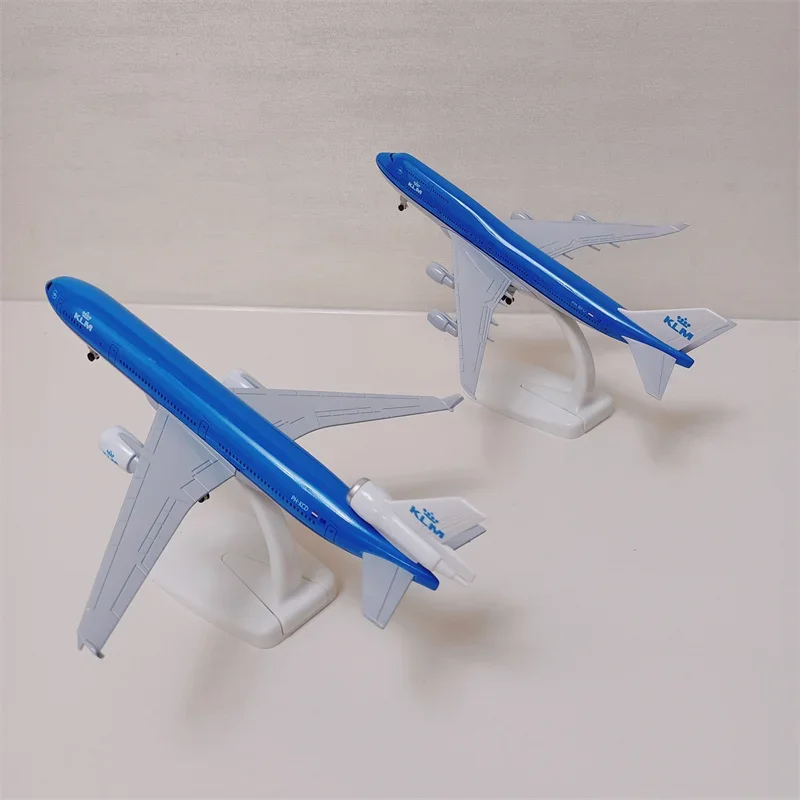 20Cm Paesi Bassi Klm Airlines Md Md-11 Airways Klm Boeing B747 Diecast Modello Di Aereo In Lega Air Plane Model W Wheels Aircraft