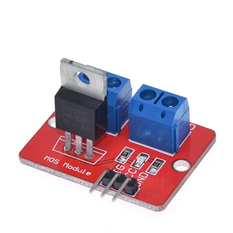 Modulo Di Azionamento Irf520 0-24V Pulsante Mosfet Superiore Modulo Driver Mos Irf520 Per Arduino Mcu Arm Raspberry Pi