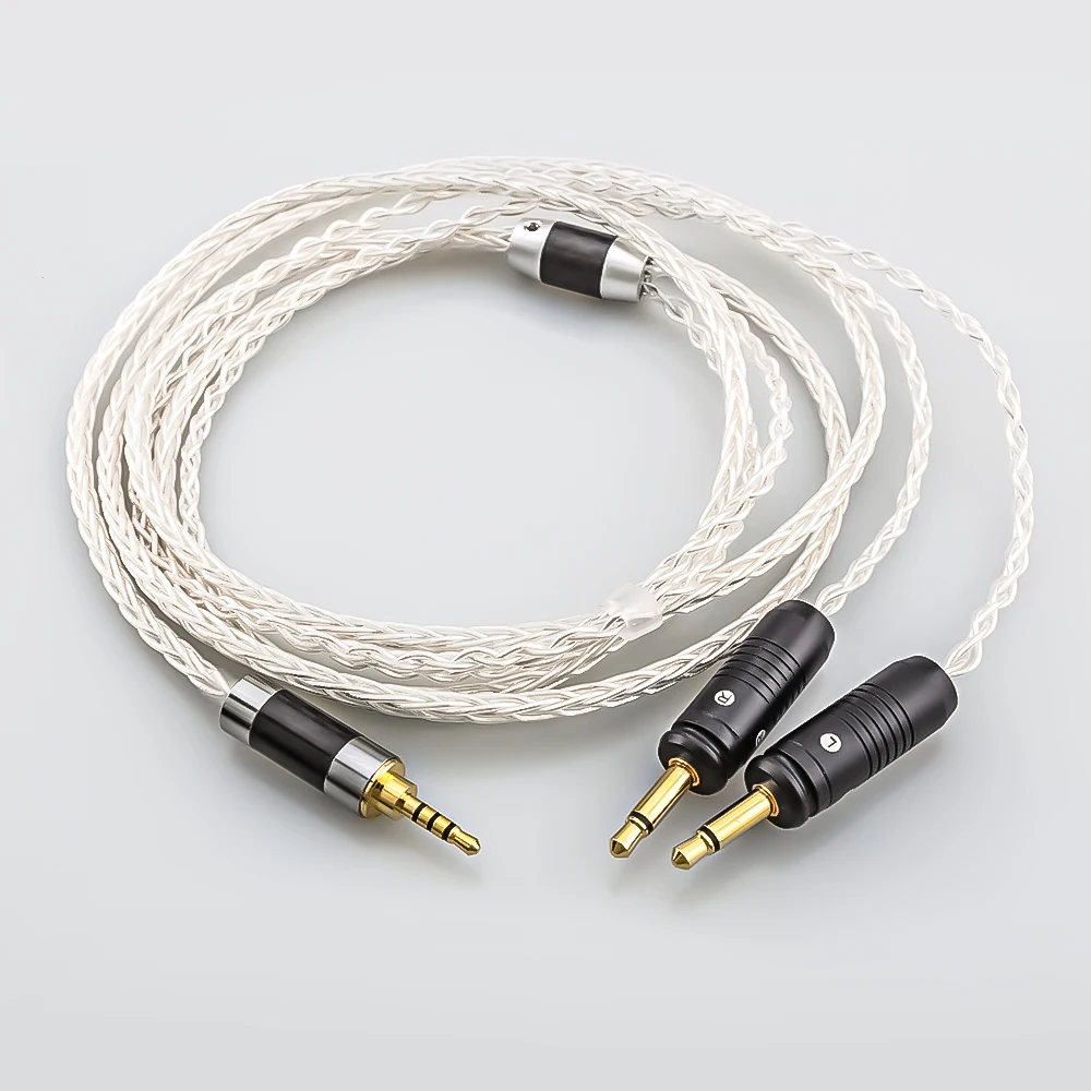 Hifi 8Core Placcato Argento 2.5 4.4 6.5Mm/4Pin Xlr Clear Celestee Per Focal Elear Headset French Utopia Upgrade Cavo Per Cuffie