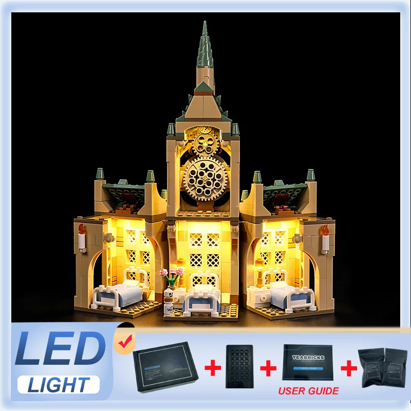 Led Light Compatibile Lego 76398 Hogwarts Hospital Wing (Solo Luce A Led, Senza Blocchi Di Costruzione)