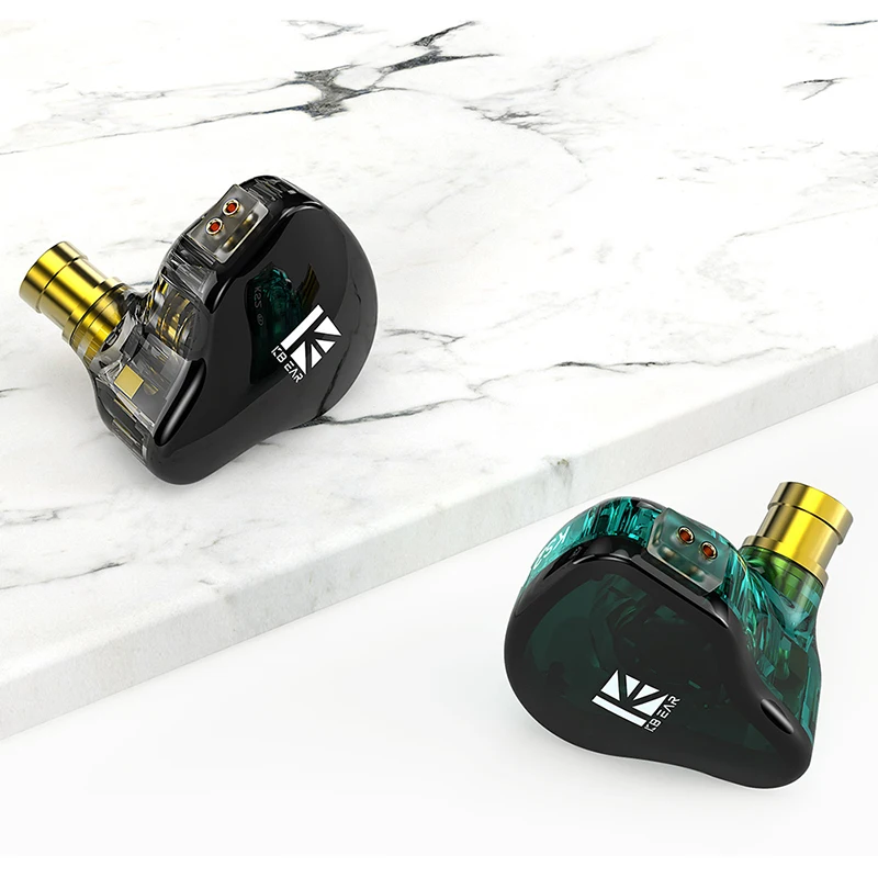 Kbear Ks2 Cablato Best In Ear Hifi Iems Auricolare 1Dd + 1Ba Hybrid Driver Monitor Auricolari Cuffie Con Microfono Cavo Audio Staccabile