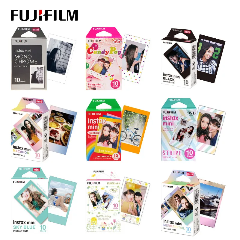 Fujifilm Fuji Instax Mini 12 Pellicola Istantanea 10 Fogli Per 9 Sp2 70 7Cs 8 11 25 90 50 Lomo Liplay Link Per Fotocamera Istantanea Fuji Evo