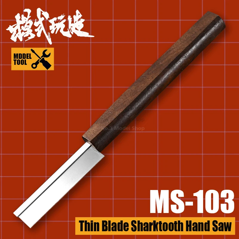 Mswz Manico In Legno Lama Sottile Sega A Mano Sharktooth Per Gundam Modello Militare Che Fa Hobby Modellazione Hobby Strumenti Fai Da Te