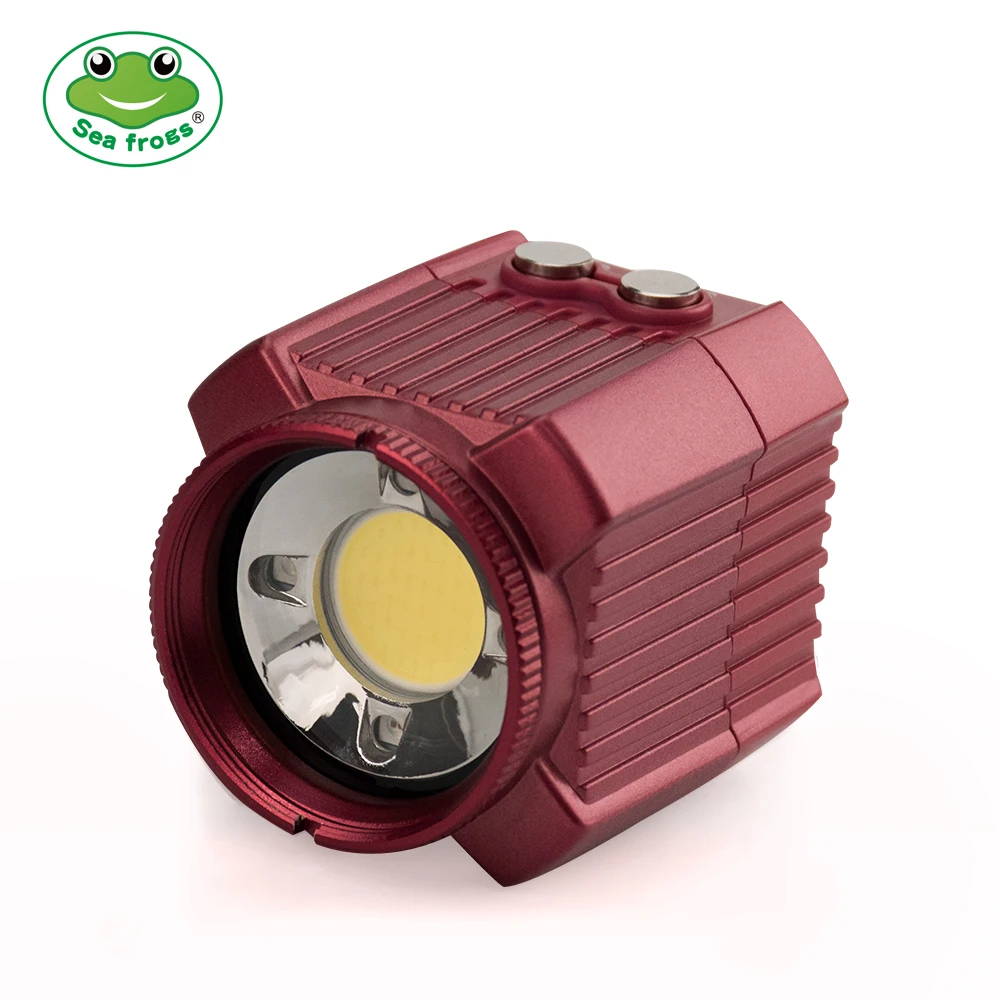 Seafrogs Luminoso 60M Impermeabile Subacqueo Led Ad Alta Potenza Per Telecamere Reflex Canon Gopro Lampada Di Riempimento Luci Video Subacquee Montagg