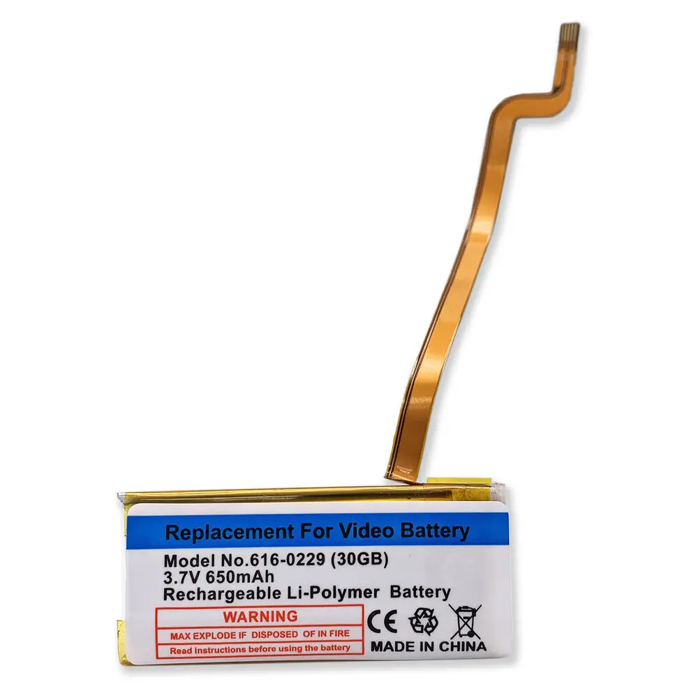 Nuova Batteria Di Ricambio Per Ipod 5Th - 7Th Generation Video Classic A1136 A1238 616-0229 Batteria Di Ricambio