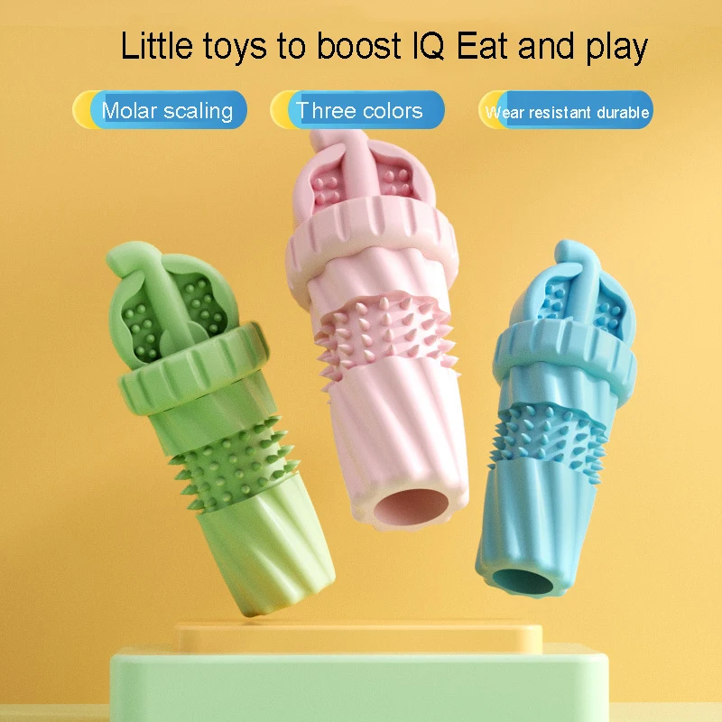 Chew Toys Dog Accessories Tpr Bite Resistance Molars Clean Teeth Interactive Play Improve Iq Dog Toys Pet Supplies Wholesale