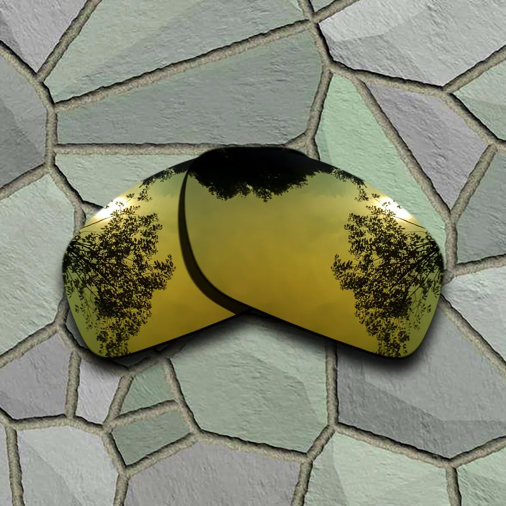 Lenti Di Ricambio Polarizzate Per Occhiali Da Sole Dorati Gialli Per Oakley Valve 2003