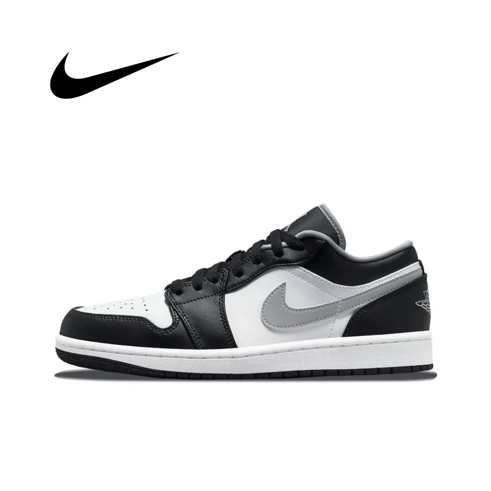 Nike Air Jordan 1 Retro Low Shadow Scarpe Da Basket Bianche Moda Uomo E Donna Scarpe Sportive Ricreative All'Aperto 553558-04