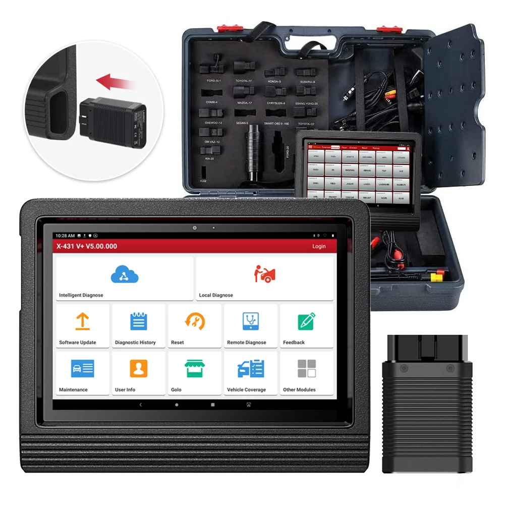 2022 Super Scanner Launch X431 V + V Plus V431 Pro 12V Diagun Full Euro Tab Xprog 3 Versione Software Automobilistica Strumento Veicolo