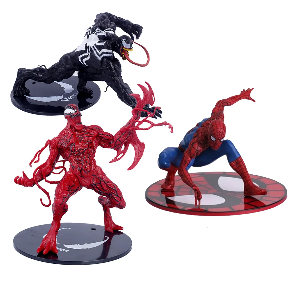 Marvel Venom Carnage In Movie The Amazing Spiderman Figure Model Toys