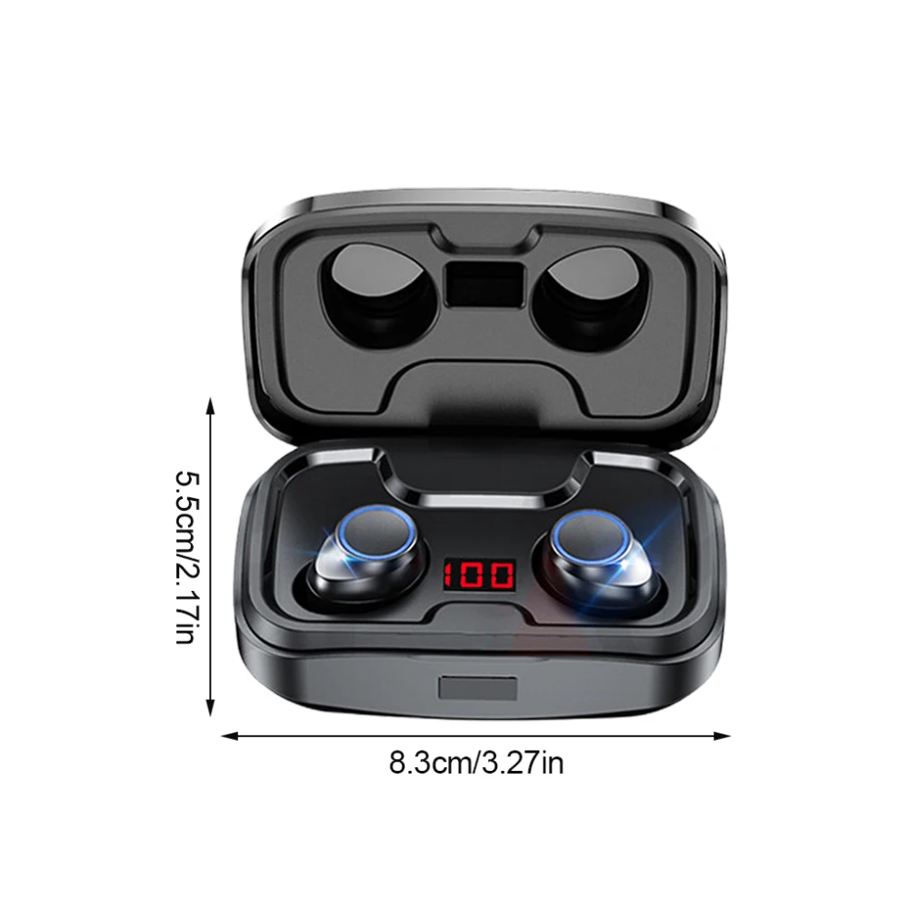 Per Blackview Hero 10 Riduzione Del Rumore Cuffie Bluetooth Cuffie Musicali In-Ear Wireless Bin Di Ricarica Binaurale Stereo