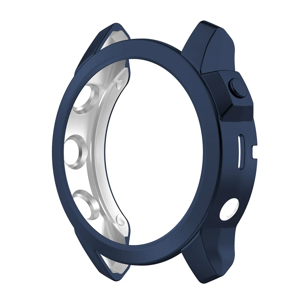 Durevole Cassa Dell'Orologio Copertura Dell'Orologio In Tpu Galvanico Ultrasottile Per Garmin Fenix7/Fenix 7 Solar/Fenix 7 Sapphire Solar Watch