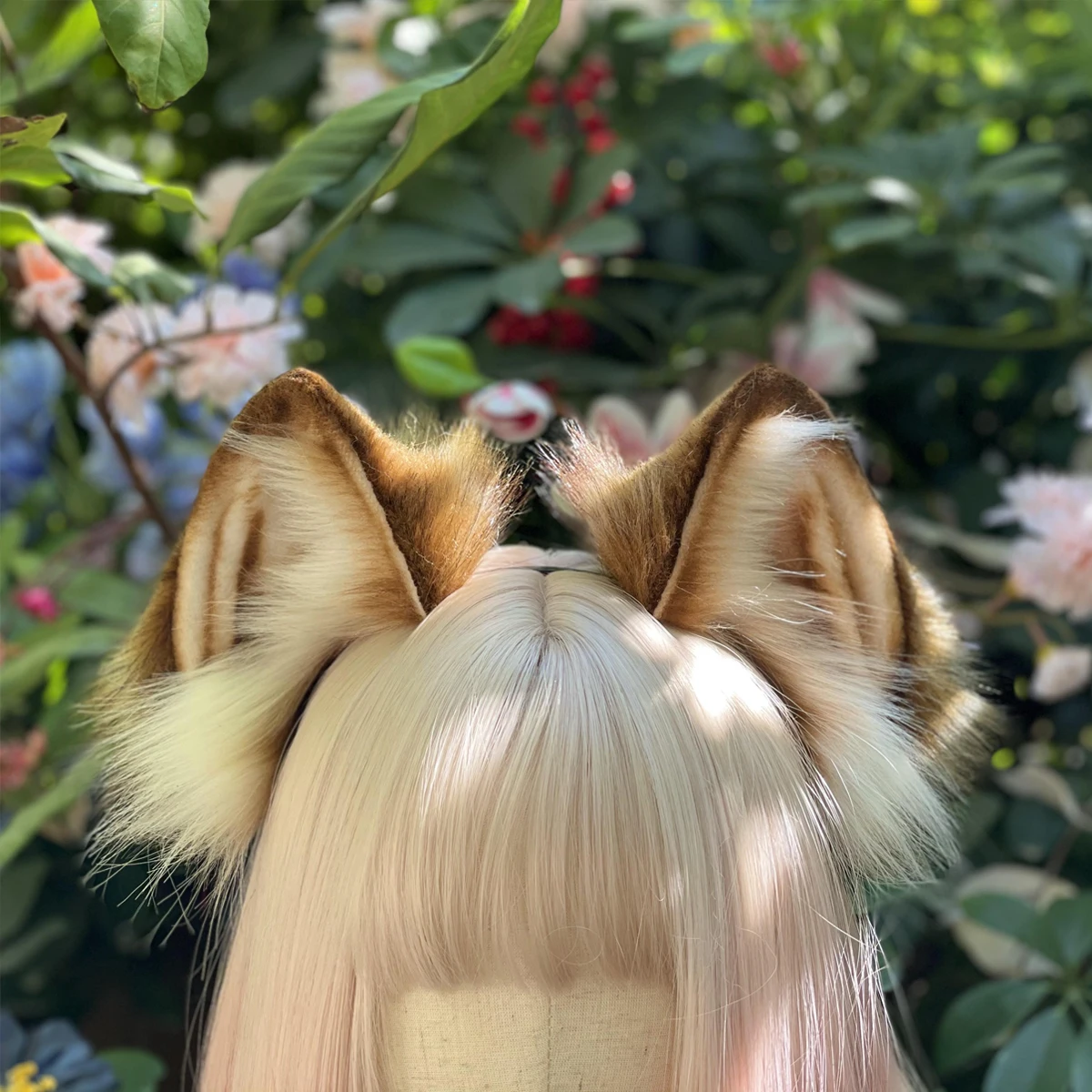 Personalizzato Lupo Jackal Lupo Grigio Simpatico Animale Orecchio Copricapo Fatto A Mano Lolita Volpe Orecchio Lupo Orecchio Kc Accessori Per Cerchi P