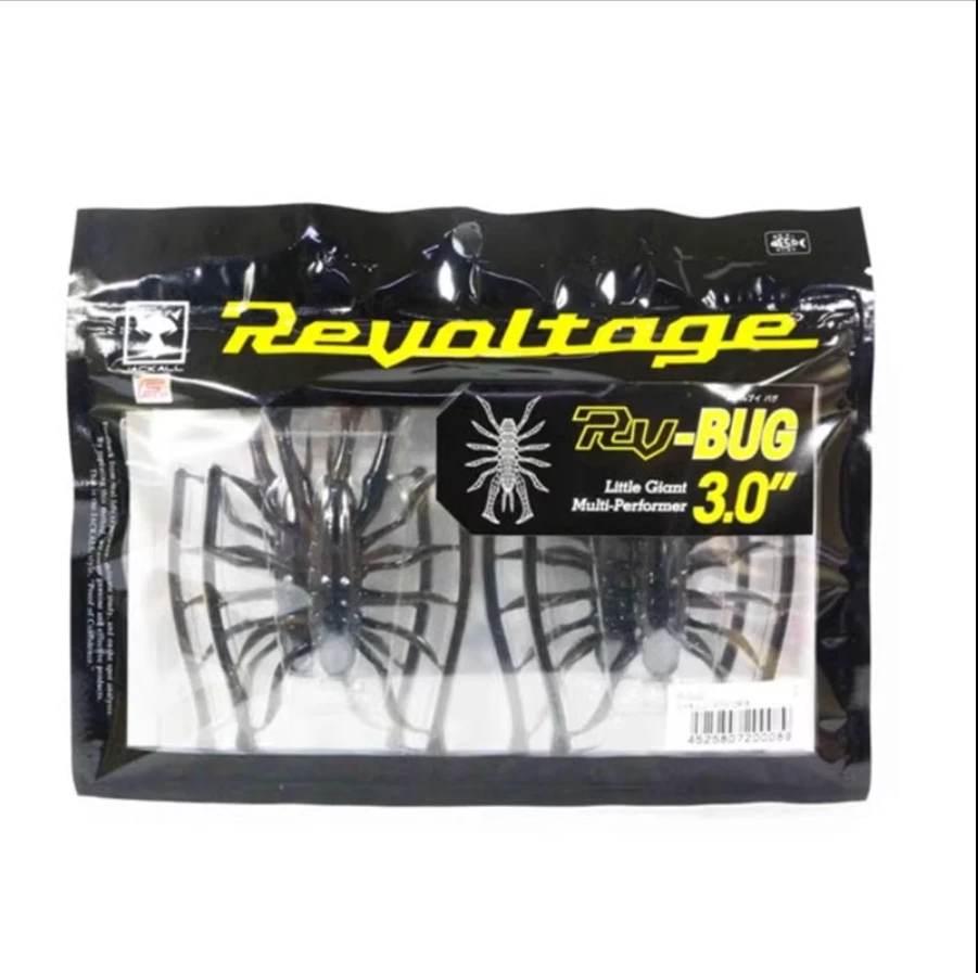 Jackall [Jk Bug-Rv Bug Polypod] Jackall Tremor Microonde Flutter Flutter Pesce Esca Efficiente Luya