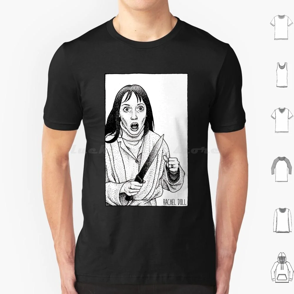 Shelley Duvall T Shirt Big Size 100% Cotone Shelley Duvall Stephen King Stanley Kubrick Horror Film Horror Spaventoso
