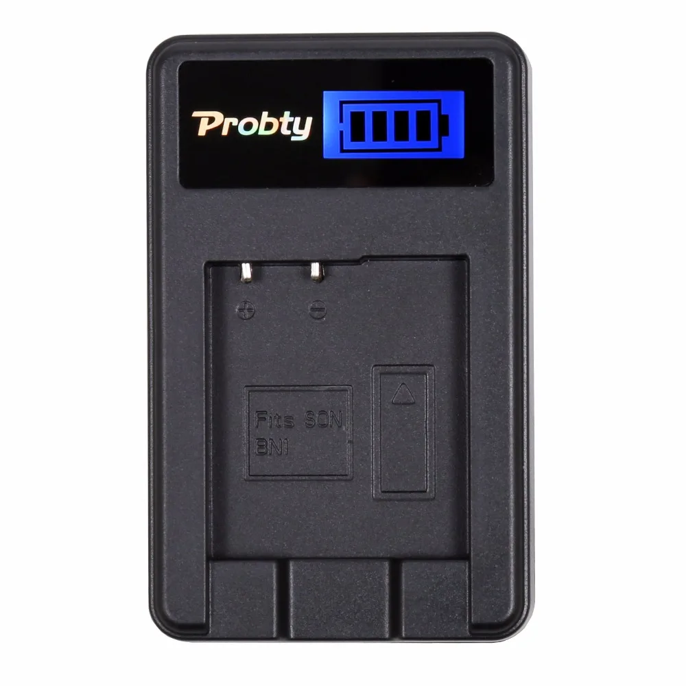Per Sony Np-Bn1 Np Bn1 Npbn1 Caricatore Usb Lcd Per Sony Cyber-Shot Dsc-Tx20 Dsc-Tx30 Dsc-W530 Dsc-W570 Dsc-W650 Dsc-W800 Dsc-W830