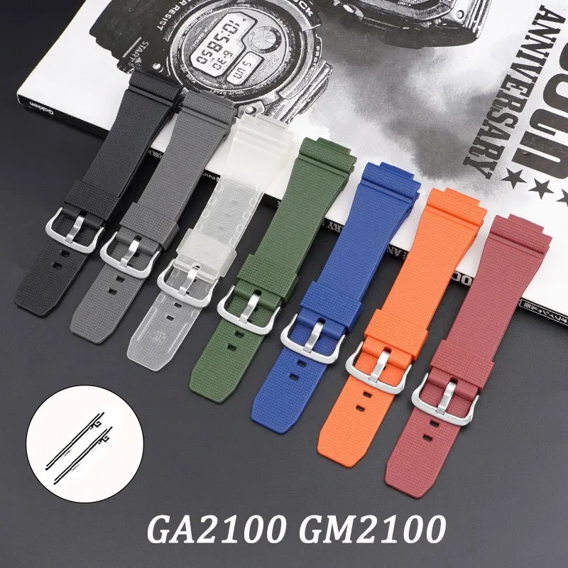 Cinturino In Gomma Per Casio Per G-Shock Ga2100 Gm2100 16Mm Uomo Sport Tpu Accessori Per Orologi Subacquei Cinturino A Sgancio Rapido