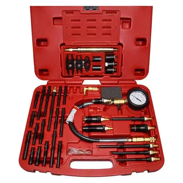 Tester Di Compressione Del Motore Diesel 17Pcs Diagnosi Del Tester Di Compressione Del Tengine Diesel Del Trattore Automatico Professionale