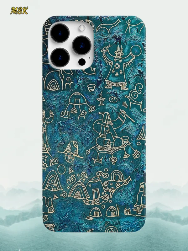 Cover Artistica E Unica Per Telefono Con Stile Pittura A Olio E Look Retrò Per Iphone 14/13/12/I15/I14/I13/I12 Pro Max