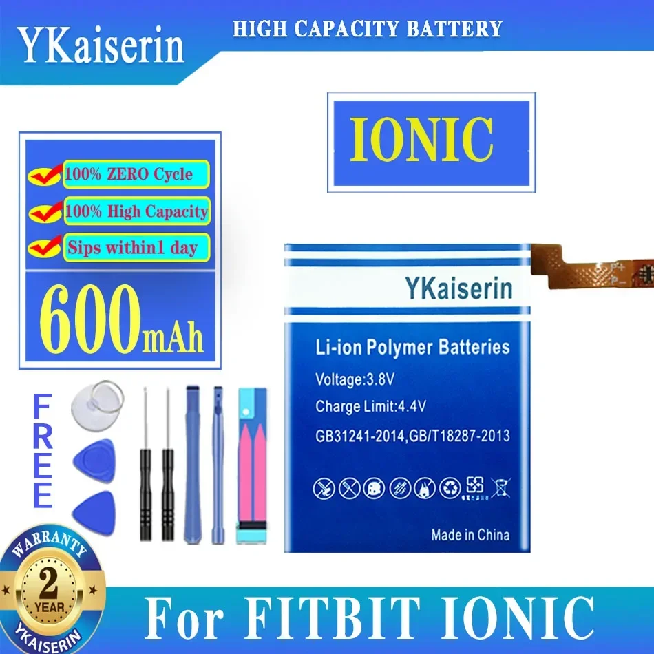 Ykaiserin Batteria Di Ricambio Muslimper Fitbit Ionic Smart Sports Watch Fitbit Blaze Fb502 Lssp321830 Strumento Per Batteria Dell'Orologio