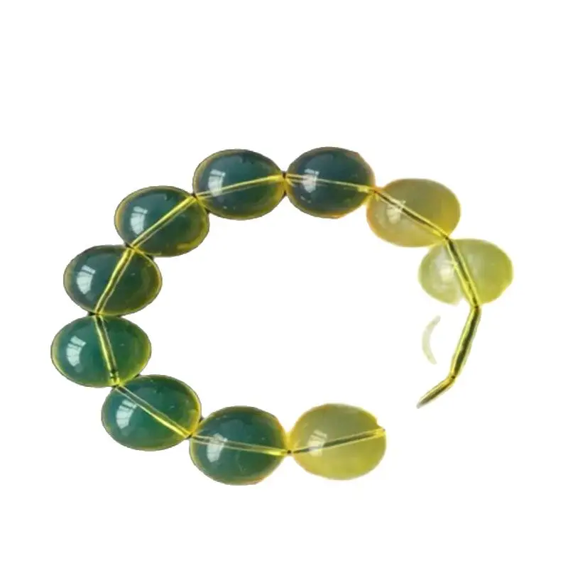 Dominica Water Purpura, Ambra, Vecchia Cera, Catena A Mano, Bracciale, Perline.