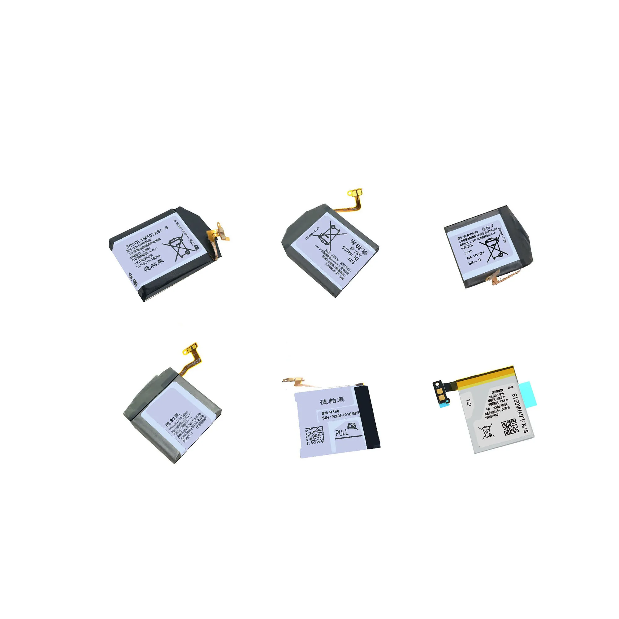 Eb-Br760Abe Eb-Br800 Eb-Br810Abu Batteria R830Aby R380 V700 Per Samsung Gear 1 2 Active2 S3 S4 Batterie Parti Di Ricambio