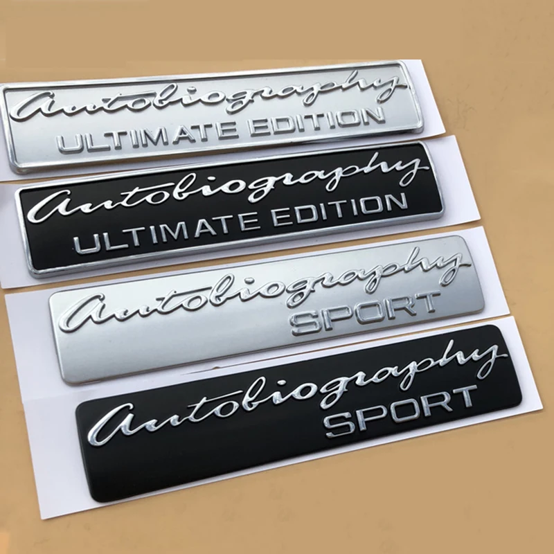 Sv Autobiografia Ultimate Edition Sport Emblem Bar Badge Adatto Per Range Rover Executive Limited Car Trunk 3D Logo Stickers