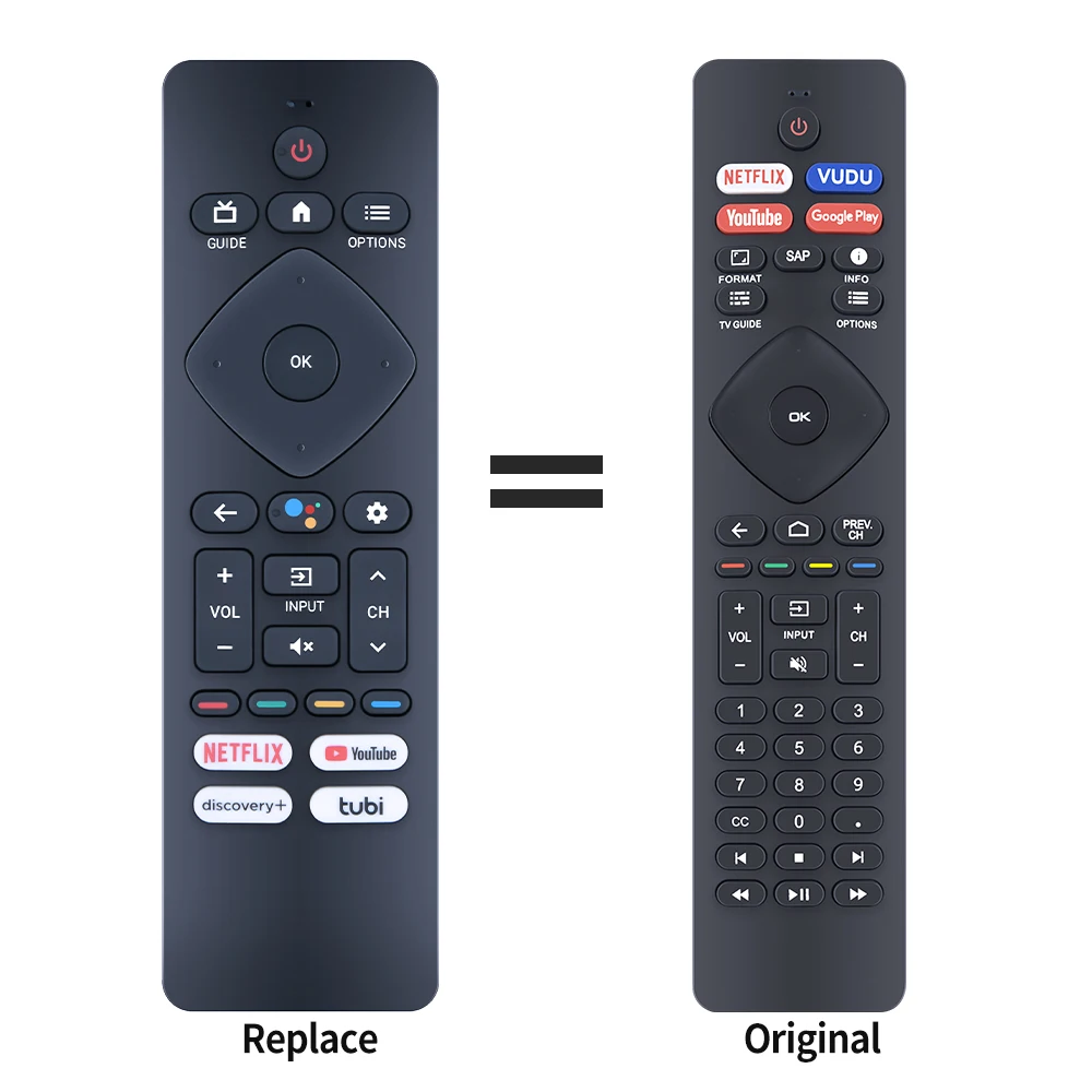Nuovo Telecomando Vocale Per Philips Urmt26Cnd002 43 Pul7672/F7 43 Pul7652/F7 50 Pul7552/F7 4K Ultra Hd Android Smart Led Tv