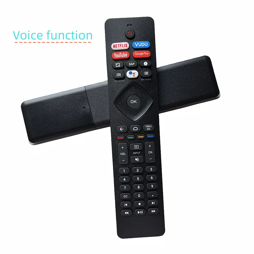 Telecomando Vocale Per Philips 4K Uhd Smart Tv 65 Pfl5504/F7 65 Pfl5604/P7 65 Pfl5704/F7A 65 Pfl5766/F7