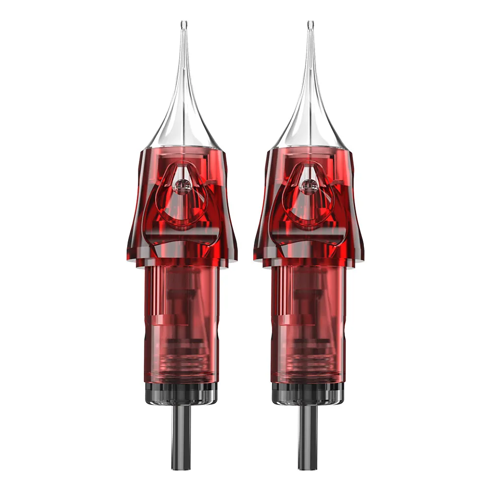 Smp 20Pcs Aghi Per Cartucce Per Tatuaggi 0.18Mm-0.25Mm Fodera Rotonda Professionale Per Macchine Per Tatuaggi Per Trucco Attrezzature Per Tatuaggi Per