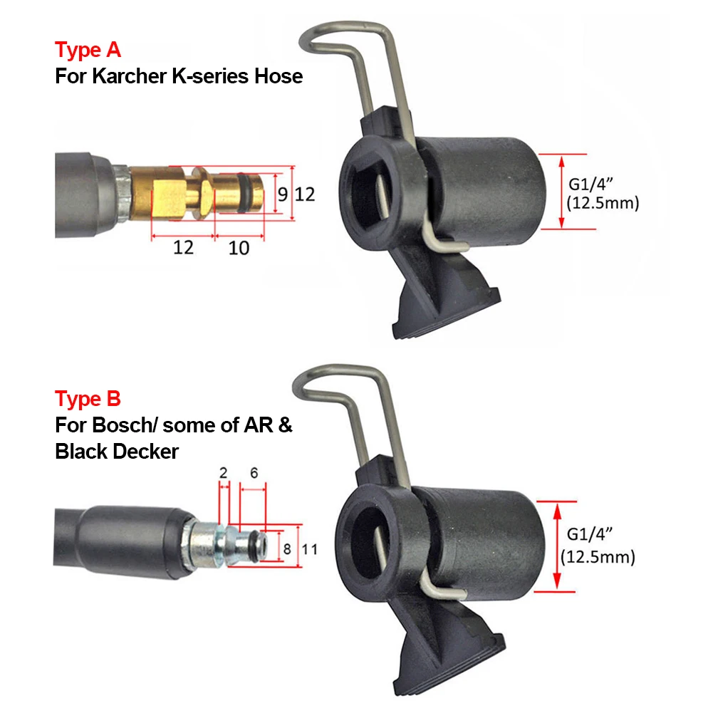 Convertitore Connettore Tubo Idropulitrice Per Karcher Bosche Ar Black Decker Patriot Dawoo Nilfisk Stihl Tubo Per La Pulizia Dell'Acqua